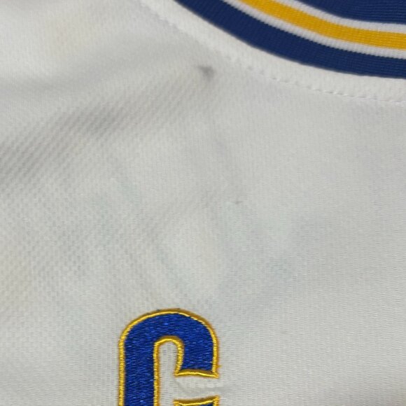 Champion Chris Mullin Golden State Warriors #17 home jersey -1992/1993 Adult XL - Picture 3 of 5